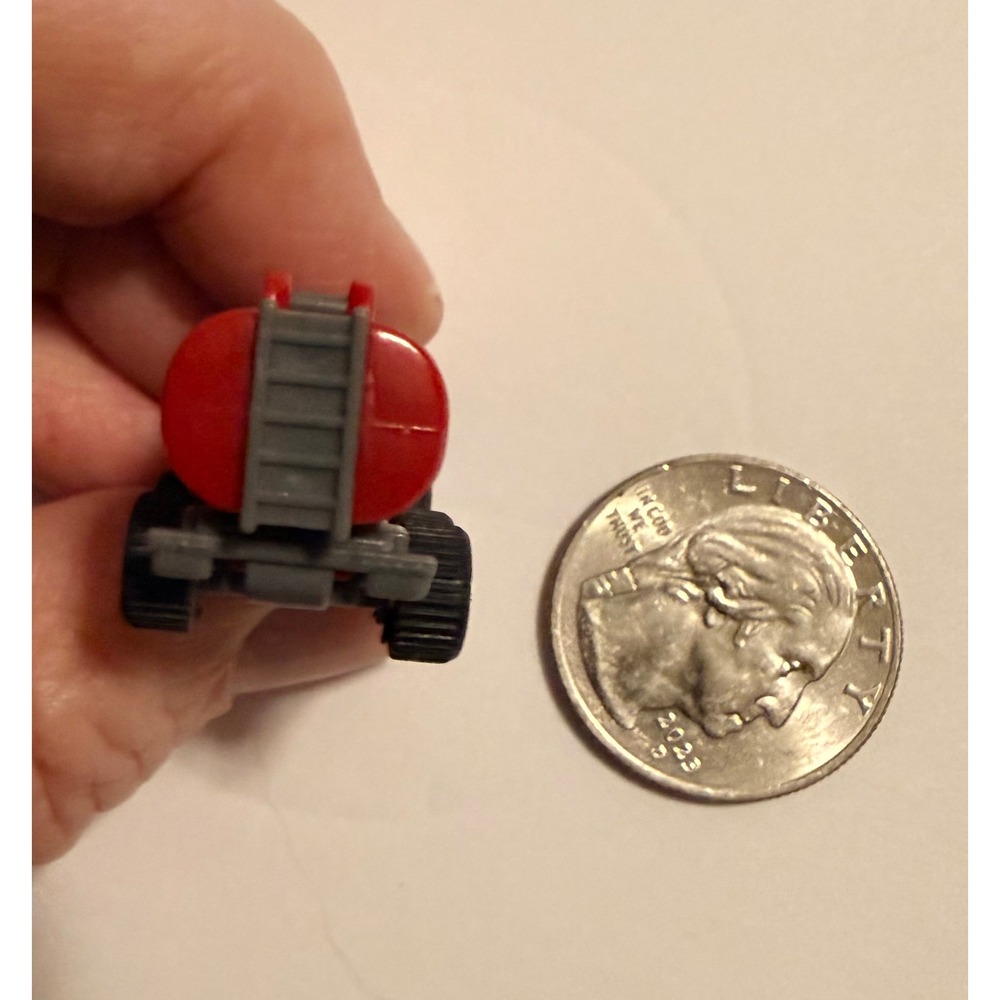 Driven by Battat Pocket Series Micro Tanker Truck Blue and Red Toy Vehicle - Picture 6 of 6
